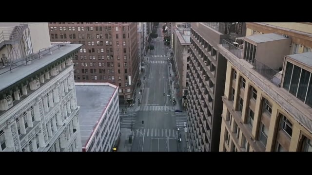 An empty city street from Dodge’s Empty Streets film